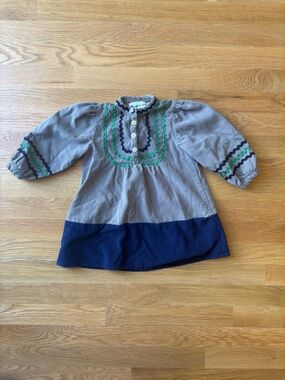 Peas & Queues Sparrow Dress / 18M